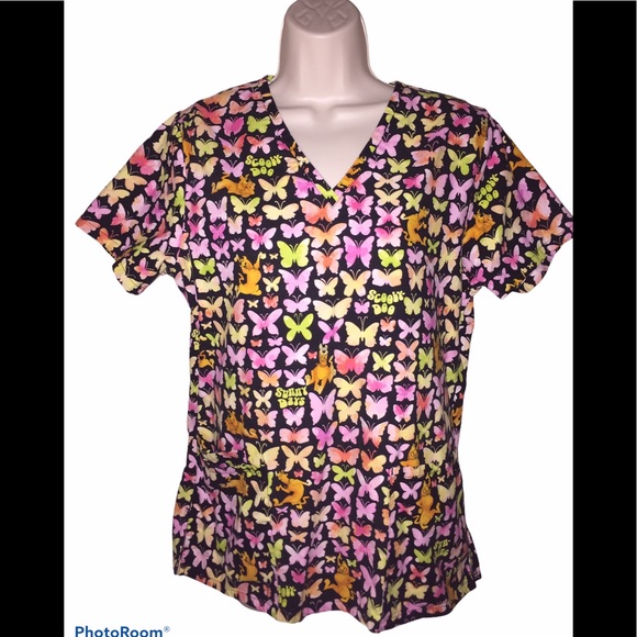 Scooby-Doo scrub top v -neck - Picture 2 of 8